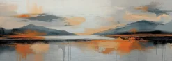 Wandbild 50 x 140 cm Abstract Landscape II