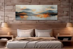 Wandbild 50 x 140 cm Abstract Landscape II