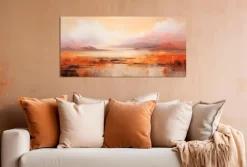 Wandbild 55 x 115 cm Abstract Landscape I