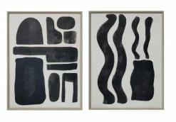 Wandbild 31 x 41 cm Abstrakt 2tlg.