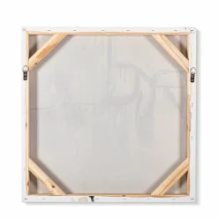 Wandbild 60 x 60 cm Abtrakt Schwarz - Gold II