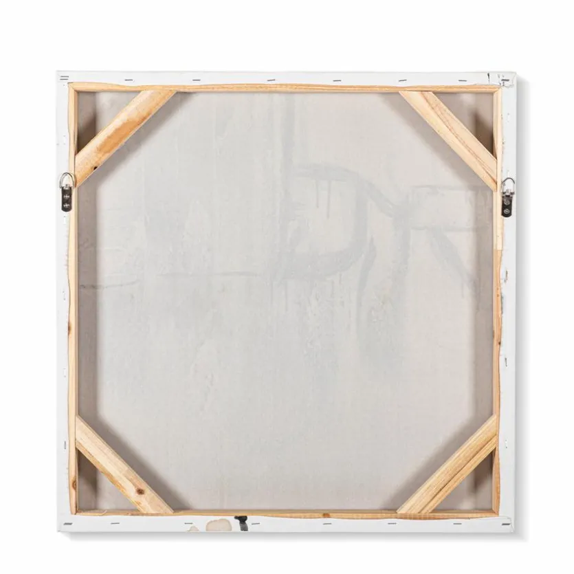 Wandbild 60 x 60 cm Abtrakt Schwarz - Gold II