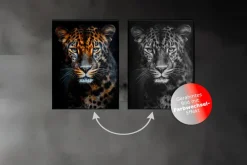 Wandbild 60 x 80 cm Amazing Leopard