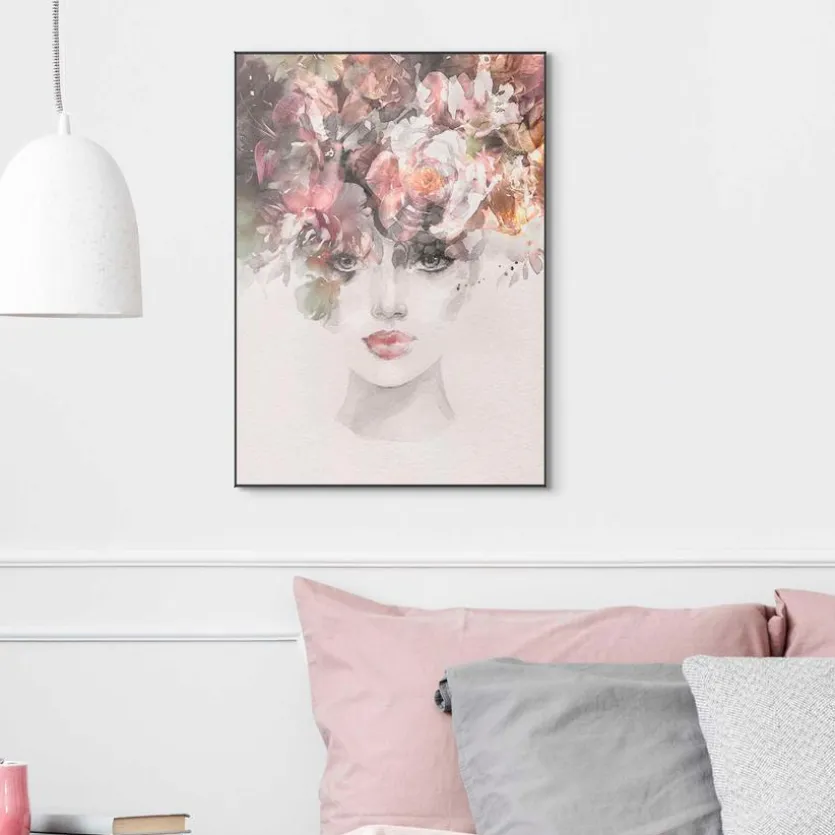 Wandbild 50 x 70 cm Aquarel Beauty