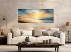 Wandbild 50 x 120 cm Atmospheric Beach V