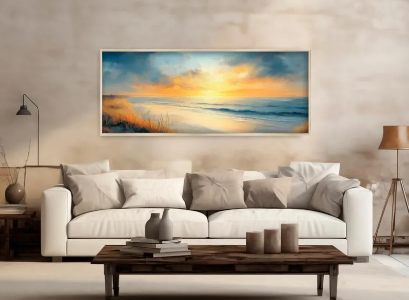 Wandbild 50 x 120 cm Atmospheric Beach V