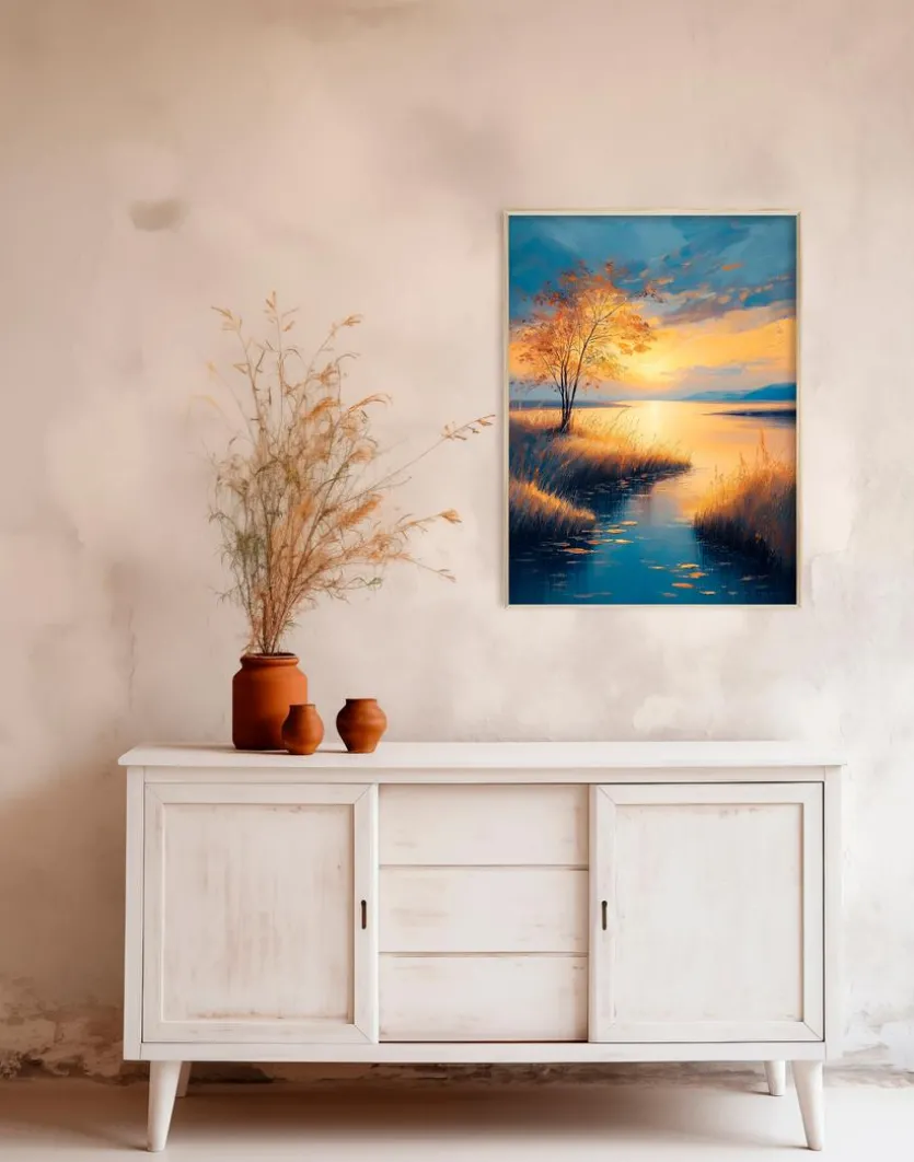 Wandbild 60 x 80 cm Atmospheric Landscape II