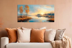 Wandbild 55 x 115 cm Atmospheric Landscape VI