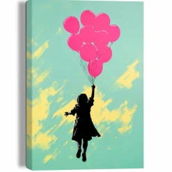 Wandbild 20 x 30 cm Balloons Up