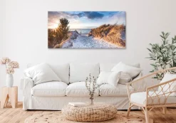 Wandbild 55 x 115 cm Beautiful Coast III