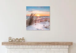 Wandbild 55 x 55 cm Beautiful Sunset VIII