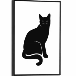 Wandbild 20 x 30 cm Black Cat