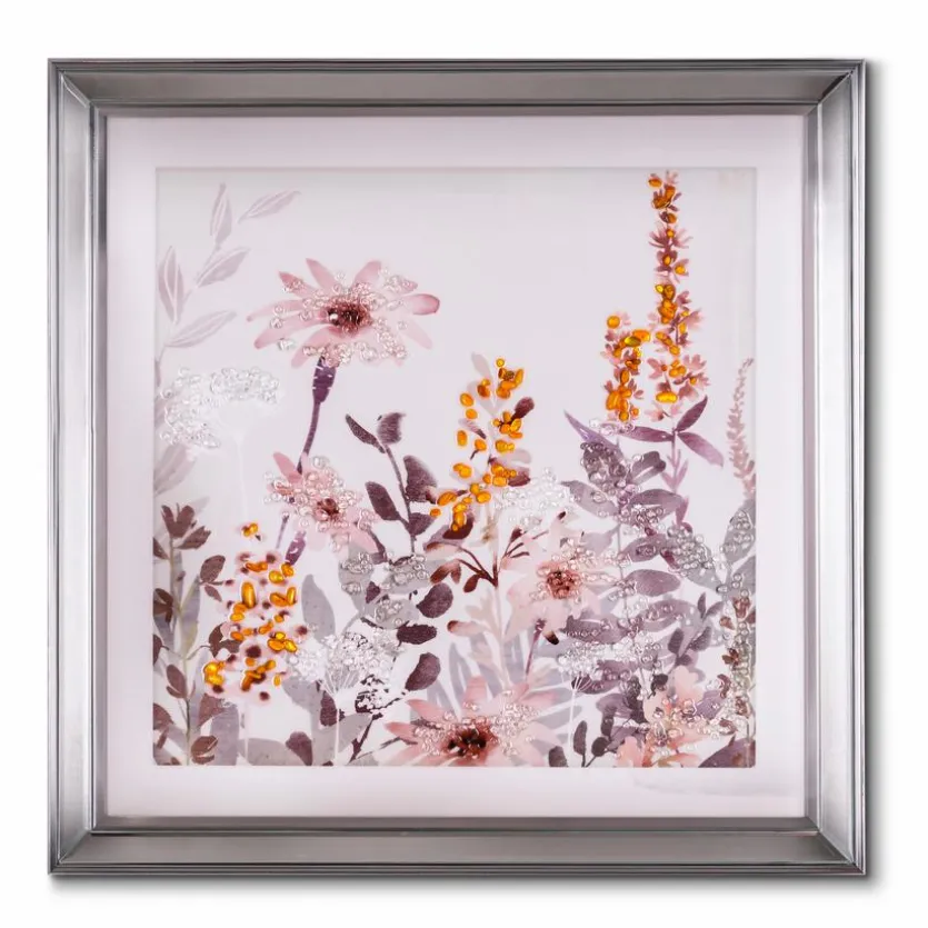 Wandbild 56,7 x 56,7 cm Blumen I