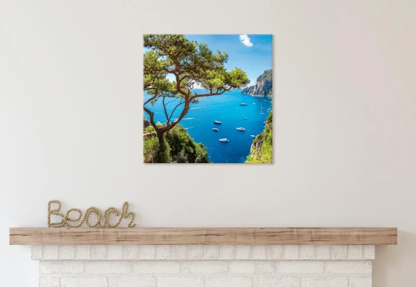 Wandbild 55 x 55 cm Capri III