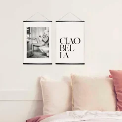 Wandbild 20 x 30 cm Ciao 4tlg.