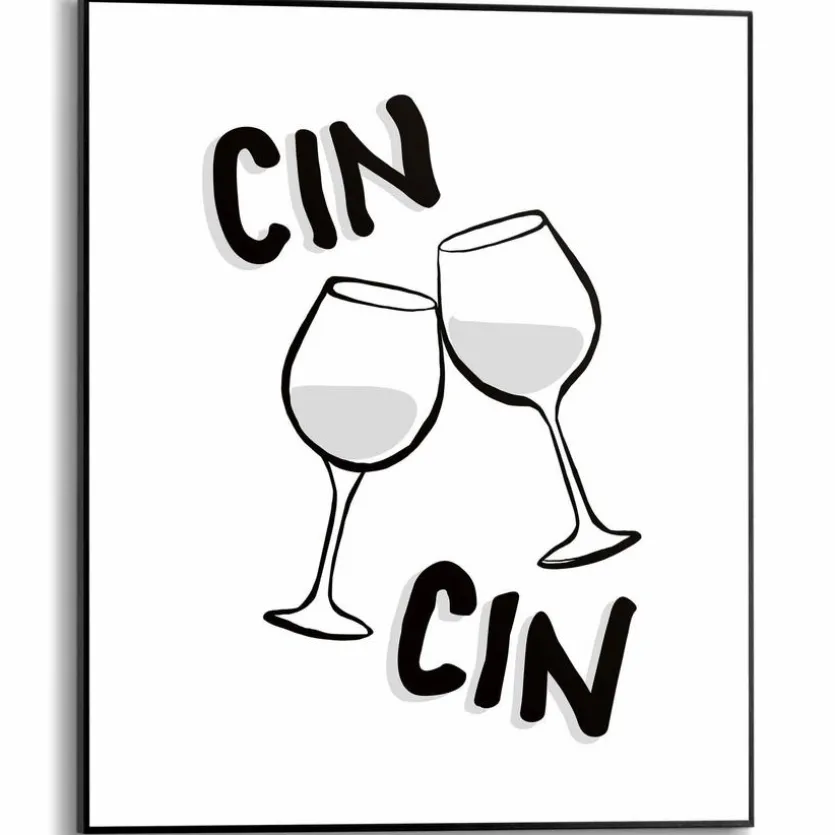 Wandbild 40 x 50 cm Cin Cin
