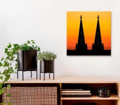 Wandbild 30 x 30 cm Cologne cathedral VI