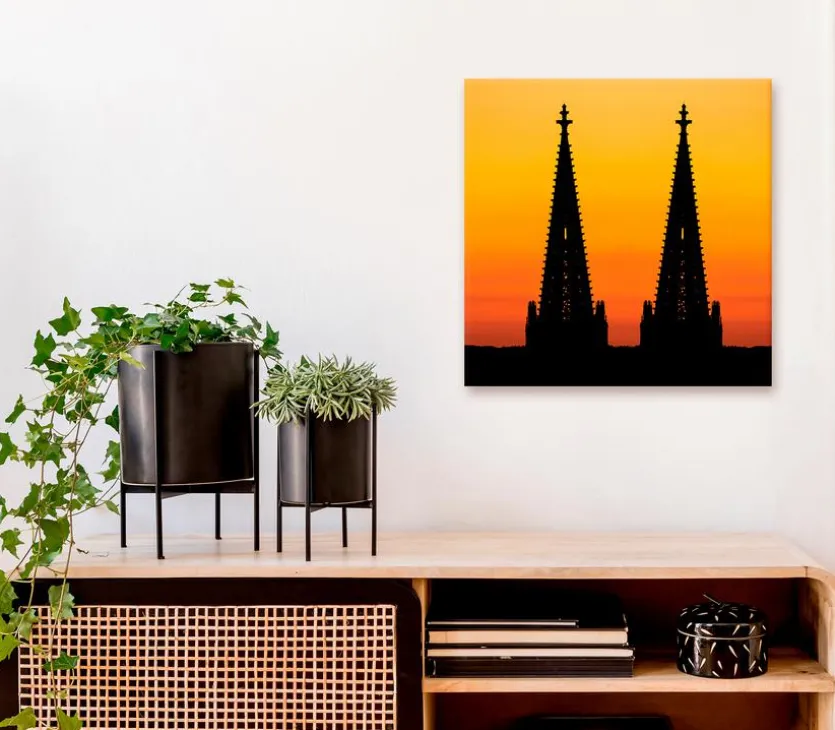Wandbild 30 x 30 cm Cologne cathedral VI
