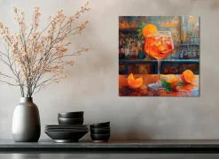 Wandbild 55 x 55 cm Colourful Cocktails XI