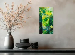 Wandbild 20 x 40 cm Colourful Cocktails VIII
