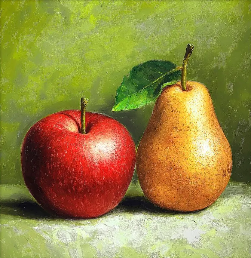Wandbild 30 x 30 cm Colourful Fruits II
