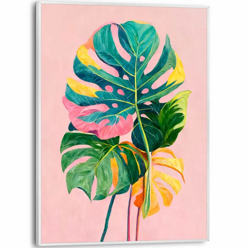 Wandbild 30 x 40 cm Colourful Leafs