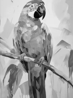 Wandbild 60 x 80 cm Colourful Parrot