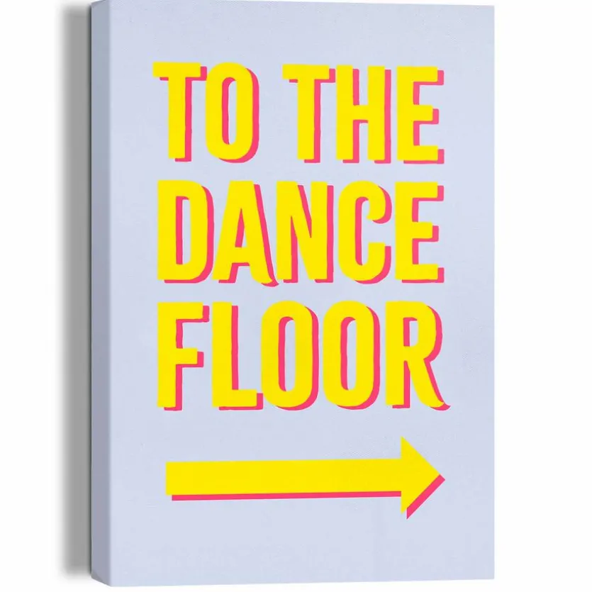 Wandbild 20 x 30 cm Dancefloor