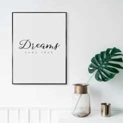 Wandbild 30 x 40 cm Dreams Come True