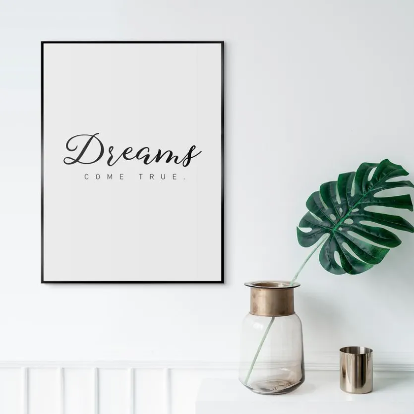 Wandbild 30 x 40 cm Dreams Come True