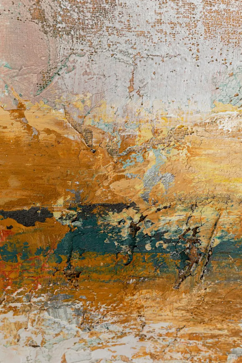 Wandbild 120 x 120 cm Dust Gold 54194