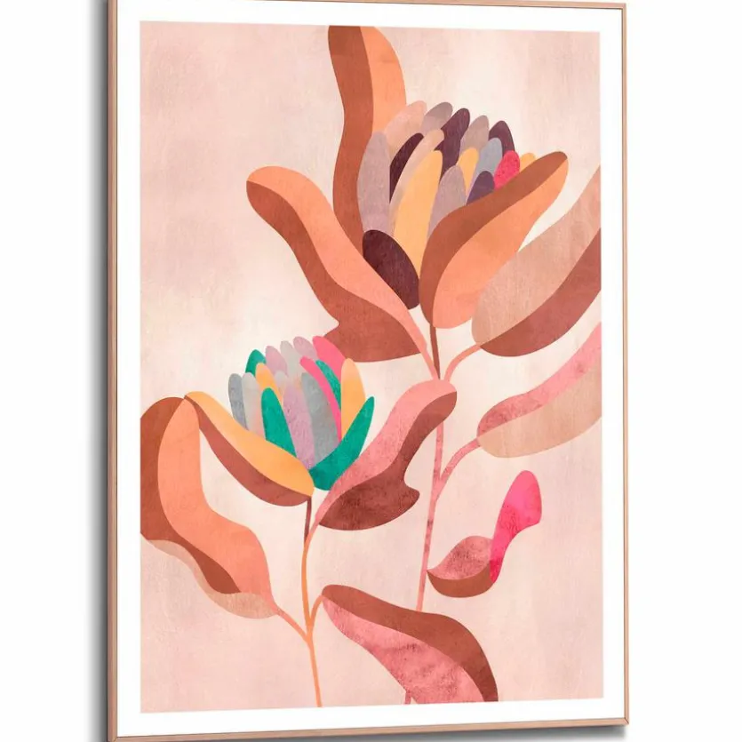Wandbild 50 x 70 cm Earth Flowers