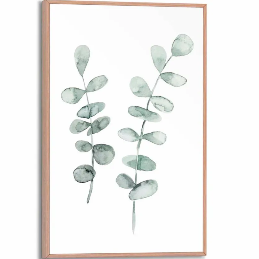 Wandbild 20 x 30 cm Eucalyptus Strings