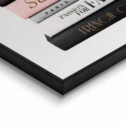 Wandbild 30 x 40 cm Fashion Books
