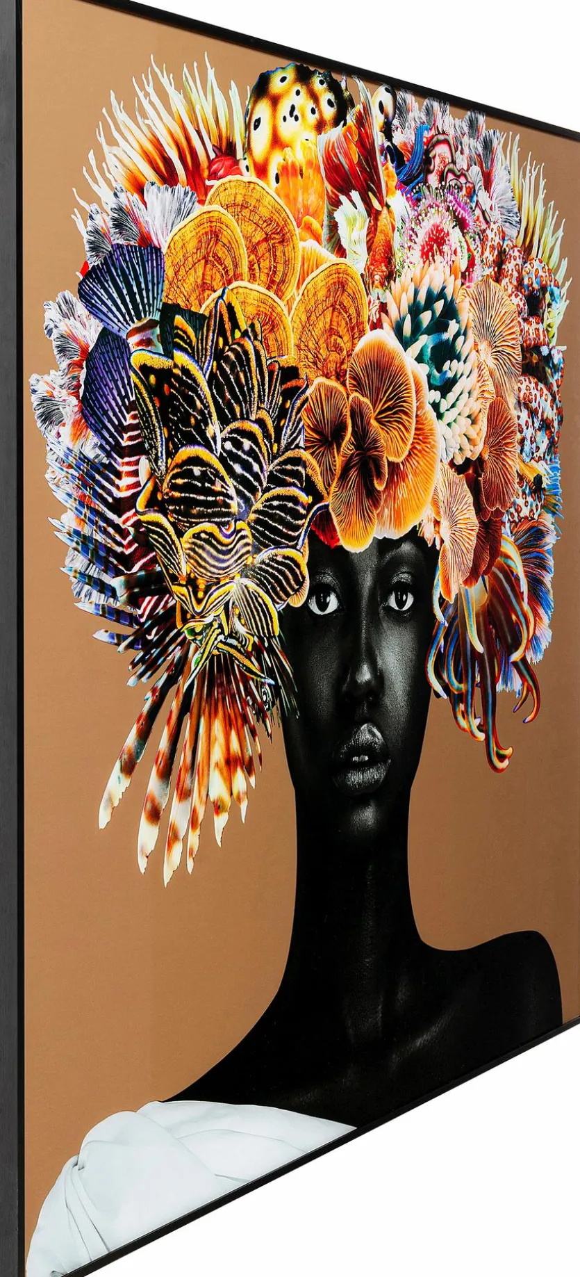 Wandbild 120 x 120 cm Flower Hair 55422