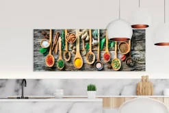 Wandbild 80 x 30 cm Herbs and Spices