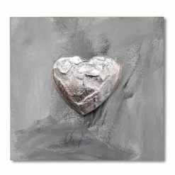 Wandbild 30 x 30 cm Herz