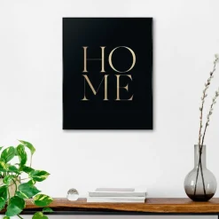 Wandbild 40 x 50 cm Home