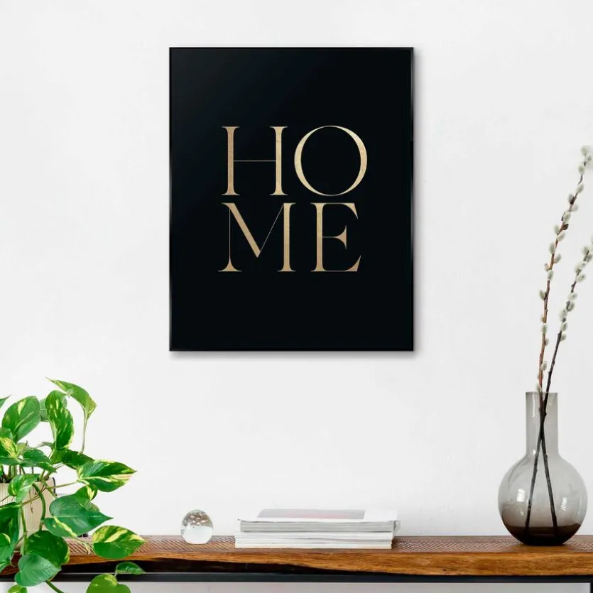 Wandbild 40 x 50 cm Home