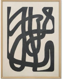 Wandbild 31 x 41 cm Linien