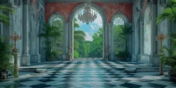 Wandbild 50 x 100 cm Lost Palace IV