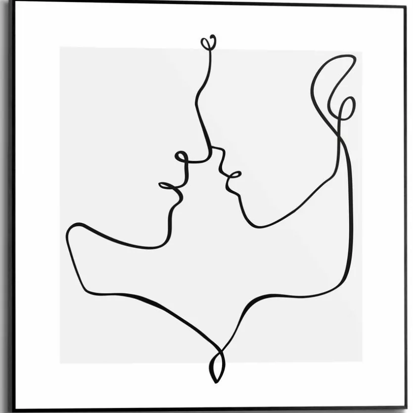 Wandbild 50 x 50 cm Love Lines