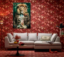 Wandbild 100 x 150 cm Mister Lion