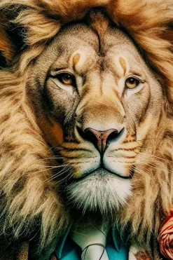 Wandbild 100 x 150 cm Mister Lion