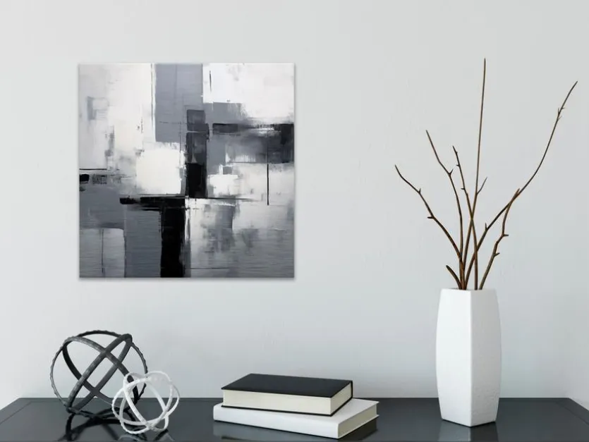 Wandbild 30 x 30 cm Monochrome Elements I