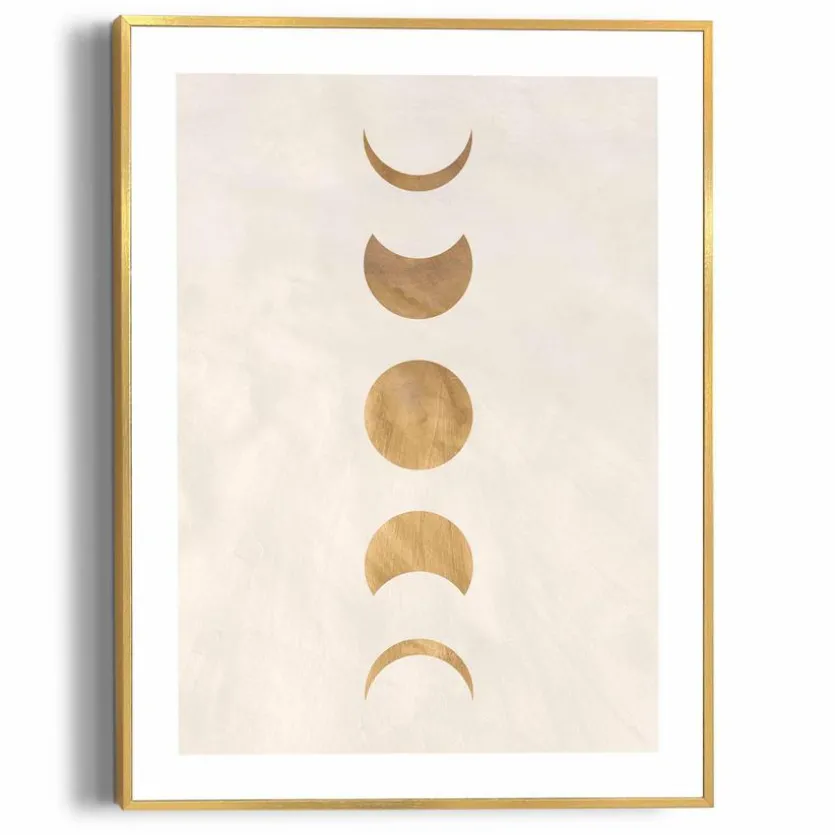 Wandbild 30 x 40 cm Moonphases