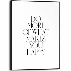 Wandbild 30 x 40 cm More Happiness
