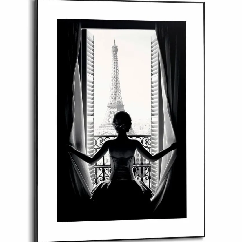 Wandbild 50 x 70 cm Paris Balcony