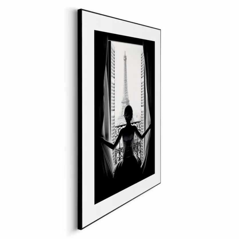 Wandbild 50 x 70 cm Paris Balcony