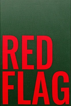 Wandbild 40 x 60 cm Red Flag 56791